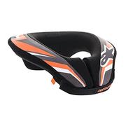 Alpinestars Sequence Guardia de Cuello de Motocross Juvenil (Black/Orange,L/XL) (6741018-148-L-XL)