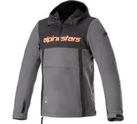 Alpinestars Sherpa Chaqueta textil de motocicleta, negro/gris/rojo, Talla 3XL