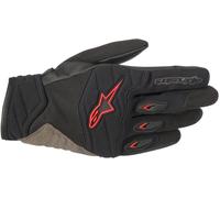 Alpinestars Shore Guantes, negro-rojo, tamaño S para Hombres