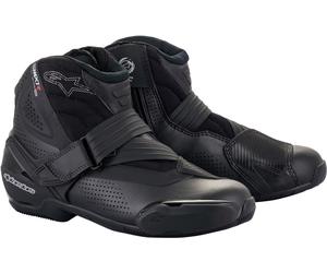 Alpinestars SM-1 R V2 Vented Zapatos de motocicleta, negro, Talla 43