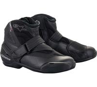Alpinestars SM-1 R V2 Vented Zapatos de motocicleta, negro, Talla 48