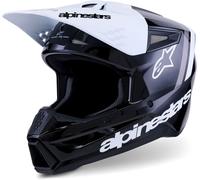 Alpinestars SM3 Radium, casco de motocross XL male Negro/Blanco/Gris
