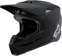 Alpinestars SM3 Solid Casco da motocross giovanile, nero opaco, Y/M (50/51)