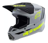 Alpinestars Sm3 Youth Radium - Talla YM 9510-GRAY/BLACK/YELLOW-FLUOR MATT