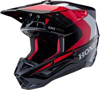 Casco de Cross Alpinestars Honda S-M5 Negro brillante/RojoM Negro brillante,Rojo
