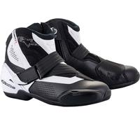 Alpinestars SM-1 R V2 Vented Zapatos de motocicleta, negro-blanco, tamaño 46