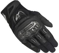 Alpinestars SMX-2 Air Carbon V2 Guantes de moto, negro, tamaño L para Hombres