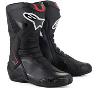 Alpinestars SMX-6 V3 Botas de moto, negro-blanco-rojo, tamaño 43 para Hombres