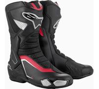 Alpinestars Botas de moto SMX-6 V3 Negro/Plata/Rojo Talla 40 para hombre