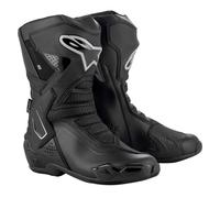 Alpinestars SMX-6 V3 Stella Motocicleta Moto Botas Drystar Negro Plata