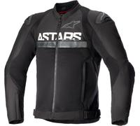 Alpinestars SMX Air Chaqueta textil de motocicleta perforada, negro, Talla 4XL
