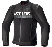 Alpinestars SMX Air Chaqueta textil de motocicleta perforada, negro, tamaño 4XL para Hombres