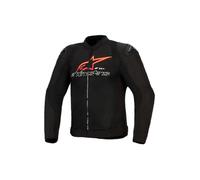Alpinestars SMX Air Giacca tessile moto perforata, nero/rosso/bianco, XL