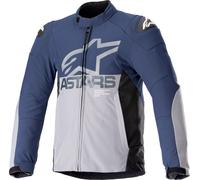 Alpinestars SMX, chaqueta textil impermeable L male Azul Oscuro/Gris
