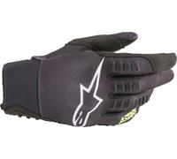 Alpinestars SMX E Guantes de Motocross, negro/amarillo, Talla S