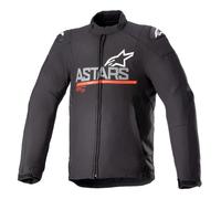 Alpinestars SMX, chaqueta textil impermeable L male Negro/Gris/Rojo Claro