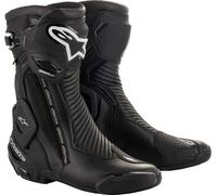 Alpinestars SMX Plus V2 Gore-Tex Botas de Motocicleta Negro Plata