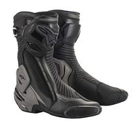 Alpinestars SMX Plus V2 Botas Negras y Gris Oscuro, Ropa para Motocicleta Hombre, 42 UE