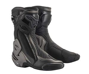 Alpinestars Smx Plus V2 - Botas Para Bicicleta, Color Negro, Rojo Y Amarillo Fluorescente - Ropa para motocicleta Unisex adulto
