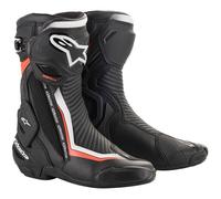 SMX Plus v2 botas de motocicleta negro / blanco / rojo 46
