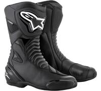 Alpinestars SMX S Waterproof Botas de moto, negro, tamaño 39 para Hombres