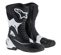 Alpinestars SMX-S Motocicleta Moto Botas Negro Blanco