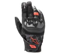Alpinestars SMX Z Drystar Guantes de moto, negro-rojo, tamaño L para Hombres