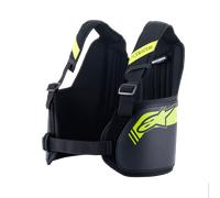 Alpinestars Soporte Biónico Para Costillas Black Yellow Fluo, Talla: S/L