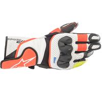 Alpinestars SP-2 V3 Guantes de moto, negro-blanco-rojo, tamaño XL