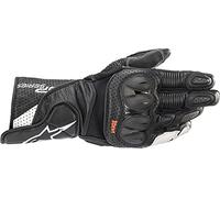 Alpinestars SP-2 V3 - Guantes para Mujer, Color Negro y Blanco