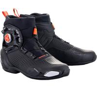 Alpinestars SP-2 Zapatos de motocicleta, negro-blanco-rojo, tamaño 47 para Hombres