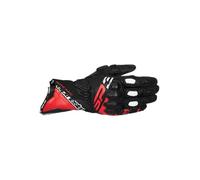 Guantes Alpinestars SP-3 Negro-rojo brillo-blanco L