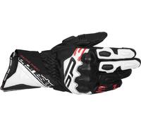 Alpinestars Sp-3 Guantes de moto, Negro/Blanco/Neón Rojo, Talla 3XL