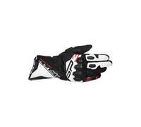 Alpinestars SP-3 Guanti da Moto, Nero/Bianco/Rosso Neon, S