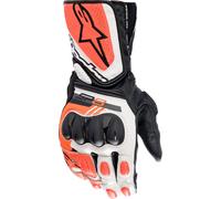 Guantes Alpinestars SP-8 V3 Negro-blanco-rojo fluor XL