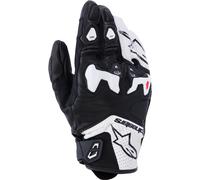 Alpinestars SP-R Tech Guantes de moto, Negro/Blanco, Talla 3XL