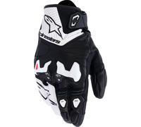 Alpinestars SP-R Tech Guantes de moto, negro-blanco, tamaño L para Hombres