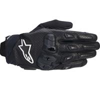 Alpinestars Sp X 7 Guantes de moto perforados, Negro/Blanco, Talla XL