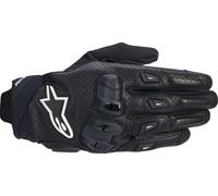 Alpinestars Sp X 7 Guantes de moto perforados, negro-blanco, tamaño 2XL para Hombres