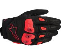 Alpinestars Sp X 7 Guantes de moto perforados, negro/neón rojo, Talla 2XL