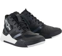 Alpinestars Speedflight Zapatos de moto, Negro/Blanco, Talla 13,5