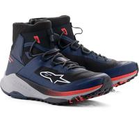 Alpinestars Speedforce XR Zapatos de moto, negro-rojo-azul, tamaño 48 para Hombres