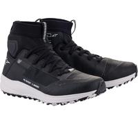 Alpinestars Speedforce Zapatos de motocicleta, Negro/Blanco, Talla 10,5 (43,5)