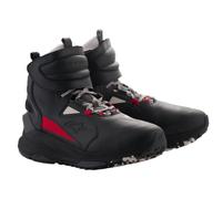 Alpinestars Speedstreet Motocicleta Zapatos Negro Crudo Rojo Brillante