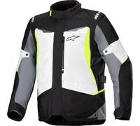 Alpinestars ST-1, chaqueta textil impermeable L male Blanco/Gris/Negro/Amarillo Neón
