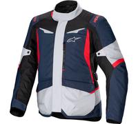 Alpinestars ST-1, chaqueta textil impermeable XXL male Gris Claro/Azul Oscuro/Negro/Rojo