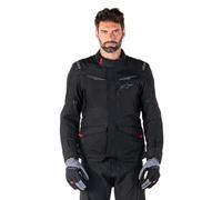 Alpinestars ST-1 Chaqueta textil de moto impermeable, negro, tamaño 3XL para Hombres