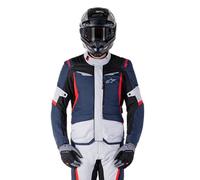 Alpinestars ST-1 impermeabile Giacca tessile moto, nero/blu/rosso, M