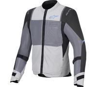 Alpinestars ST-2 Air Chaqueta Textil Moto, gris, tamaño L para Hombres