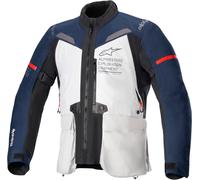 Alpinestars ST-7 2L Gore-Tex chaqueta textil impermeable para motocicletas, gris-azul, tamaño 4XL para Hombres